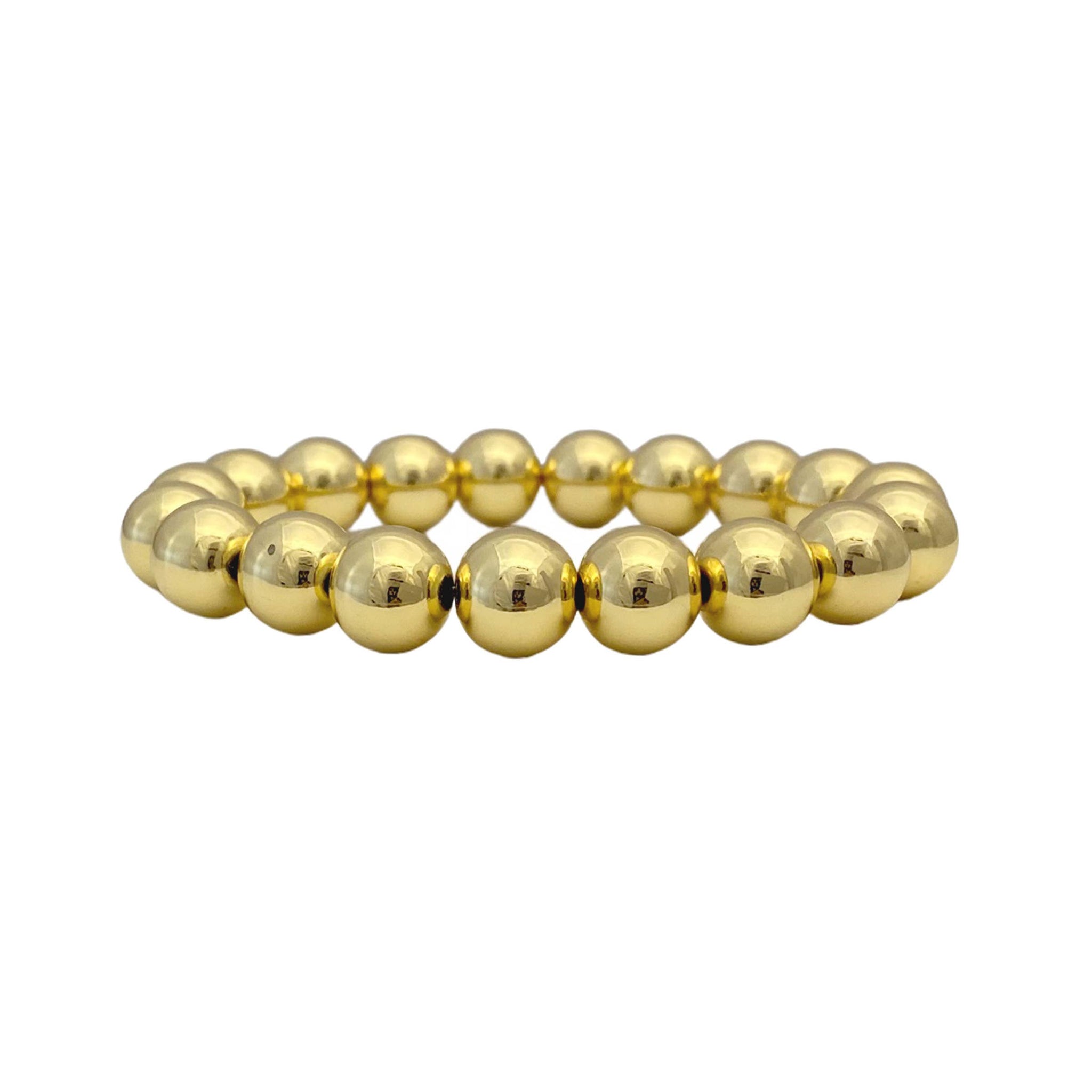 Build Your Own Stack Of Beaded Bracelets Made with Elastic