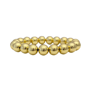 Build Your Own Stack Of Beaded Bracelets Made with Elastic