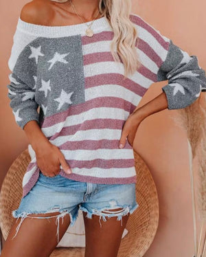 Vintage Flag Sweater