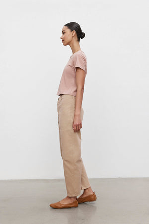 brylie sanded twill utility pant