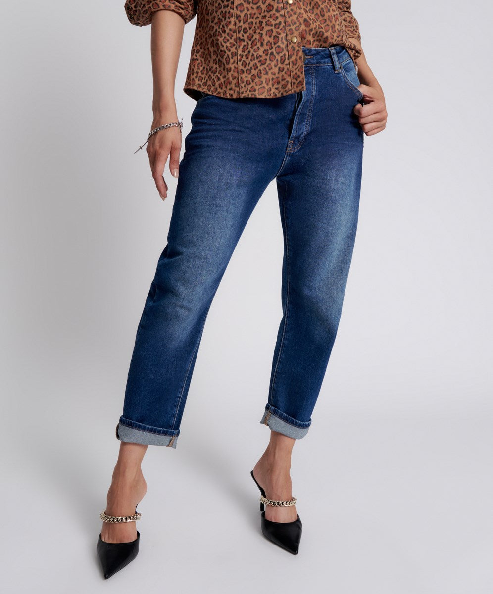 LUXE POWER BLUE BANDIT RELAXED JEANS